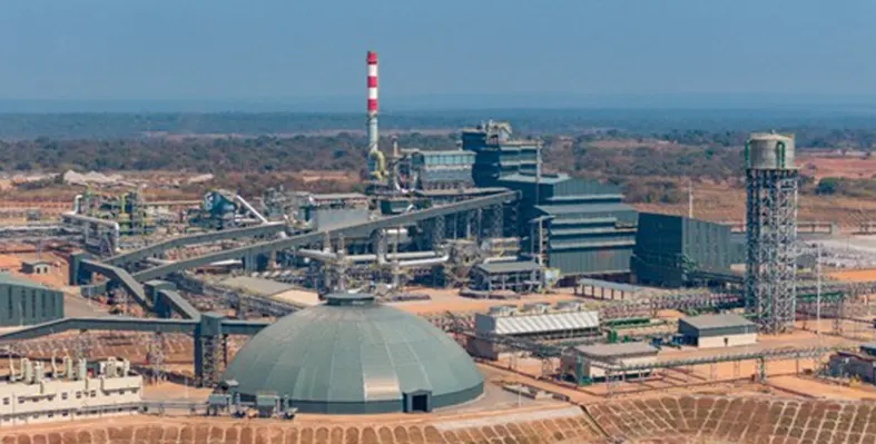 The heat-up of Kamoa-Kakula’s state-of-the-art, 500,000-tonne-per-annum direct-to-blister copper smelter is expected to start in September 2025. (Image source: Ivanhoe Mines) Kamoa_Kakula’s_copper_smelter